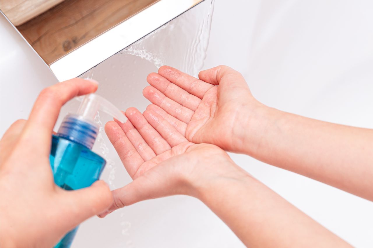 Clean Your Hands And Contact Lenses