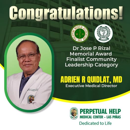 Executive Medical Director, Dr. Adrien R. Quidlat
